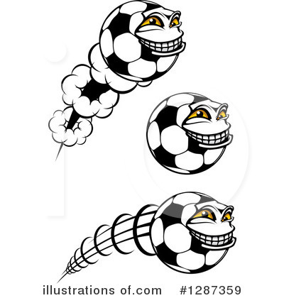 Royalty-Free (RF) Soccer Clipart Illustration by Vector Tradition SM - Stock Sample #1287359