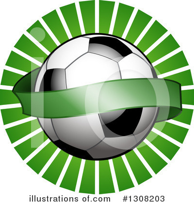 Royalty-Free (RF) Soccer Clipart Illustration by elaineitalia - Stock Sample #1308203