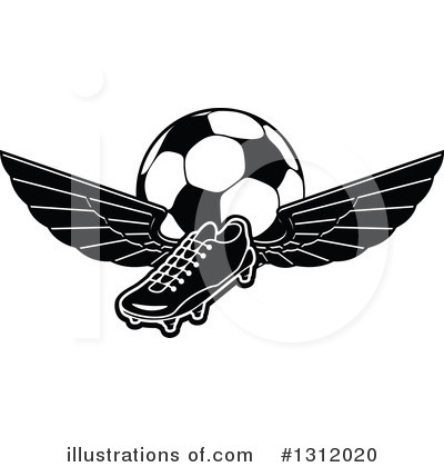 Royalty-Free (RF) Soccer Clipart Illustration by Vector Tradition SM - Stock Sample #1312020