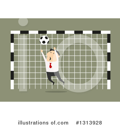 Royalty-Free (RF) Soccer Clipart Illustration by Vector Tradition SM - Stock Sample #1313928