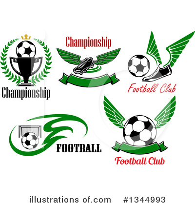 Royalty-Free (RF) Soccer Clipart Illustration by Vector Tradition SM - Stock Sample #1344993