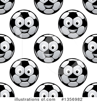 Royalty-Free (RF) Soccer Clipart Illustration by Vector Tradition SM - Stock Sample #1356982