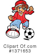 Soccer Clipart #1371653 by Clip Art Mascots