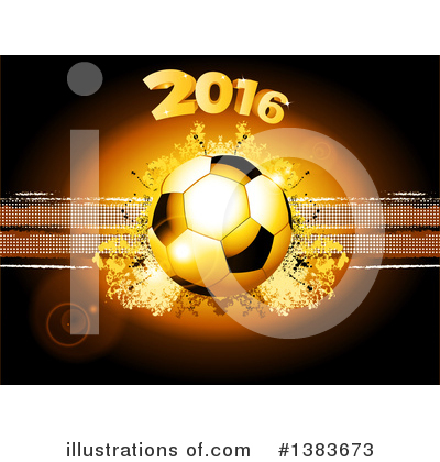 Royalty-Free (RF) Soccer Clipart Illustration by elaineitalia - Stock Sample #1383673
