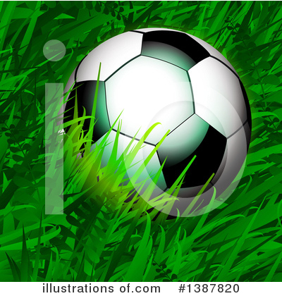 Soccer Balls Clipart #1387820 by elaineitalia