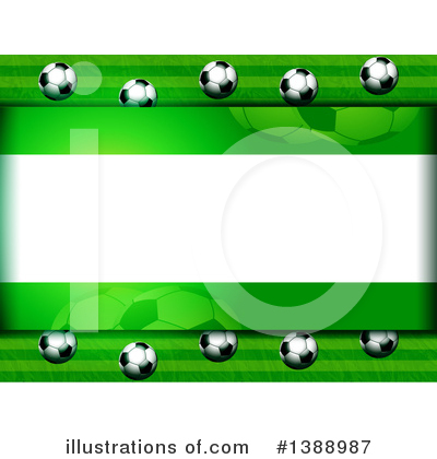 Soccer Balls Clipart #1388987 by elaineitalia