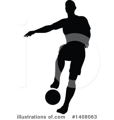 Royalty-Free (RF) Soccer Clipart Illustration by AtStockIllustration - Stock Sample #1408063