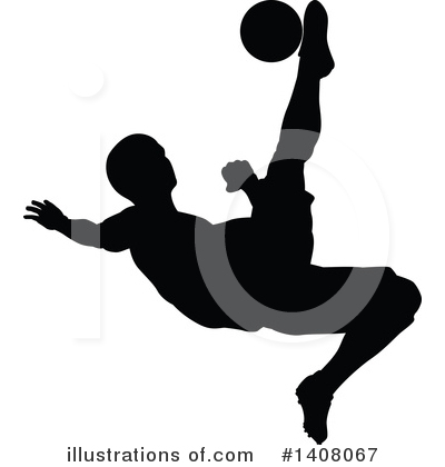 Royalty-Free (RF) Soccer Clipart Illustration by AtStockIllustration - Stock Sample #1408067