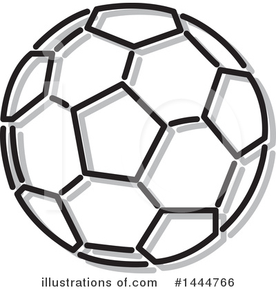 Royalty-Free (RF) Soccer Clipart Illustration by ColorMagic - Stock Sample #1444766