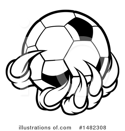Royalty-Free (RF) Soccer Clipart Illustration by AtStockIllustration - Stock Sample #1482308