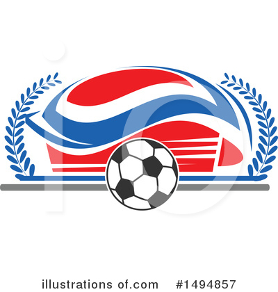 Royalty-Free (RF) Soccer Clipart Illustration by Vector Tradition SM - Stock Sample #1494857