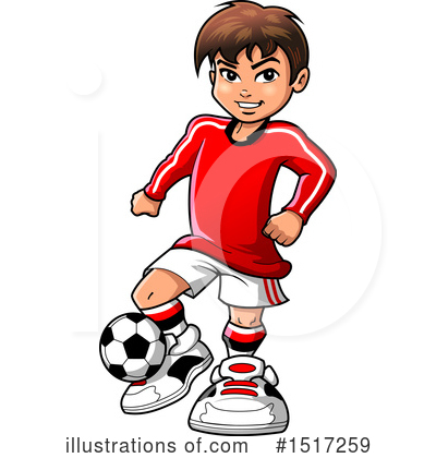 Football Clipart #1517259 by Clip Art Mascots