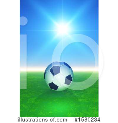Royalty-Free (RF) Soccer Clipart Illustration by KJ Pargeter - Stock Sample #1580234