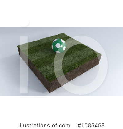 Royalty-Free (RF) Soccer Clipart Illustration by KJ Pargeter - Stock Sample #1585458