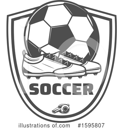 Royalty-Free (RF) Soccer Clipart Illustration by Vector Tradition SM - Stock Sample #1595807