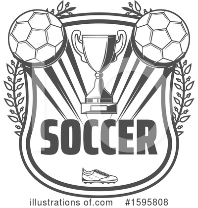 Royalty-Free (RF) Soccer Clipart Illustration by Vector Tradition SM - Stock Sample #1595808