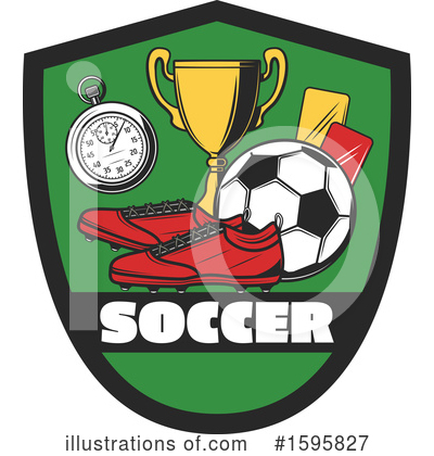 Royalty-Free (RF) Soccer Clipart Illustration by Vector Tradition SM - Stock Sample #1595827