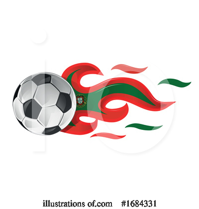 Portugal Flag Clipart #1684331 by Domenico Condello