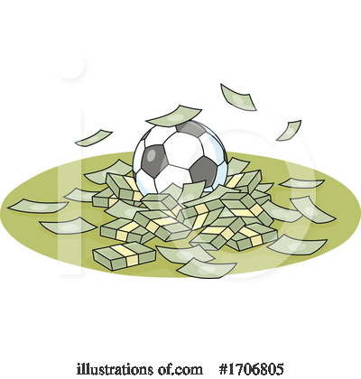Soccer Ball Clipart #1706805 by Alex Bannykh
