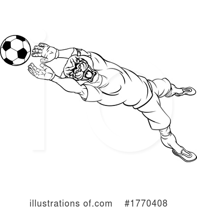 Royalty-Free (RF) Soccer Clipart Illustration by AtStockIllustration - Stock Sample #1770408