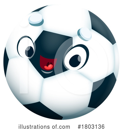 Royalty-Free (RF) Soccer Clipart Illustration by Vector Tradition SM - Stock Sample #1803136