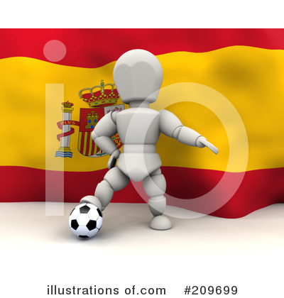 Royalty-Free (RF) Soccer Clipart Illustration by KJ Pargeter - Stock Sample #209699
