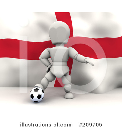 Royalty-Free (RF) Soccer Clipart Illustration by KJ Pargeter - Stock Sample #209705