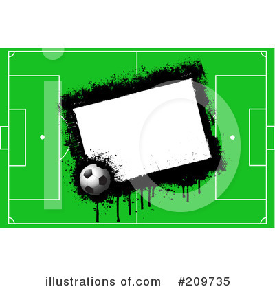 Royalty-Free (RF) Soccer Clipart Illustration by KJ Pargeter - Stock Sample #209735