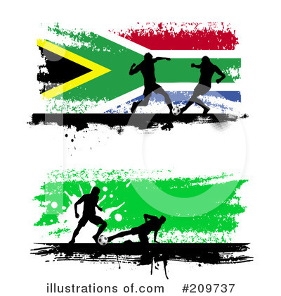 South African Flag Clipart #209737 by KJ Pargeter