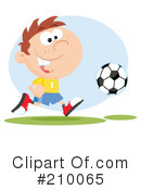 Soccer Clipart #210065 by Hit Toon