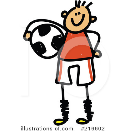 Royalty-Free (RF) Soccer Clipart Illustration by Prawny - Stock Sample #216602