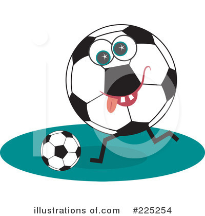 Royalty-Free (RF) Soccer Clipart Illustration by Prawny - Stock Sample #225254
