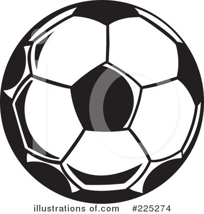 Royalty-Free (RF) Soccer Clipart Illustration by Prawny - Stock Sample #225274