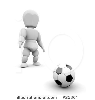 Royalty-Free (RF) Soccer Clipart Illustration by KJ Pargeter - Stock Sample #25361