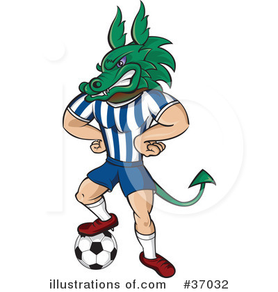 Royalty-Free (RF) Soccer Clipart Illustration by Paulo Resende - Stock Sample #37032