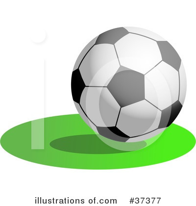 Royalty-Free (RF) Soccer Clipart Illustration by Prawny - Stock Sample #37377