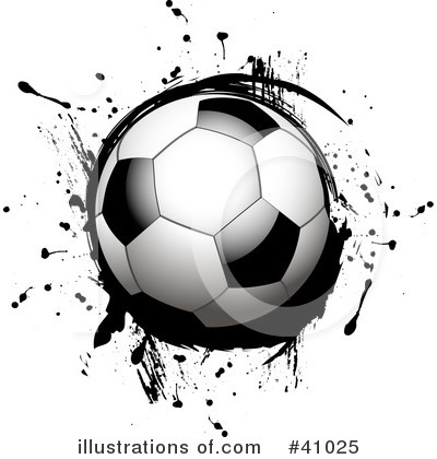 Royalty-Free (RF) Soccer Clipart Illustration by elaineitalia - Stock Sample #41025
