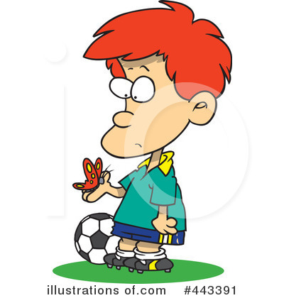 Royalty-Free (RF) Soccer Clipart Illustration by toonaday - Stock Sample #443391