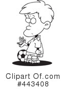 Soccer Clipart #443408 by toonaday