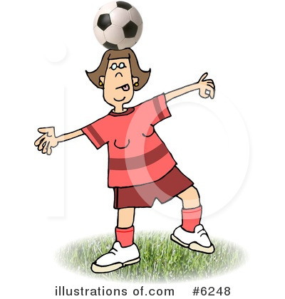 Royalty-Free (RF) Soccer Clipart Illustration by djart - Stock Sample #6248