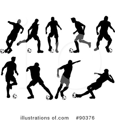 Royalty-Free (RF) Soccer Clipart Illustration by KJ Pargeter - Stock Sample #90376