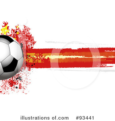 Royalty-Free (RF) Soccer Clipart Illustration by elaineitalia - Stock Sample #93441