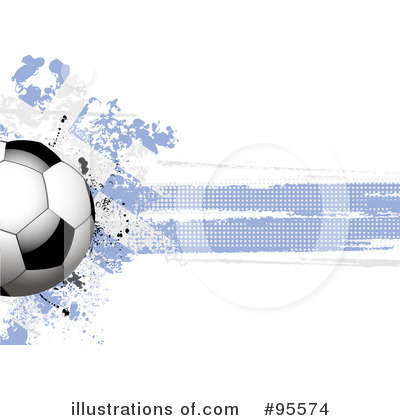 Royalty-Free (RF) Soccer Clipart Illustration by elaineitalia - Stock Sample #95574