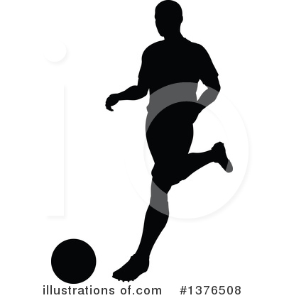 Royalty-Free (RF) Soccer Player Clipart Illustration by AtStockIllustration - Stock Sample #1376508