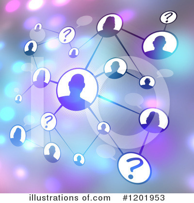 Royalty-Free (RF) Social Network Clipart Illustration by Arena Creative - Stock Sample #1201953
