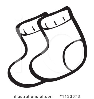 Socks Clipart #1133673 - Illustration by Graphics RF