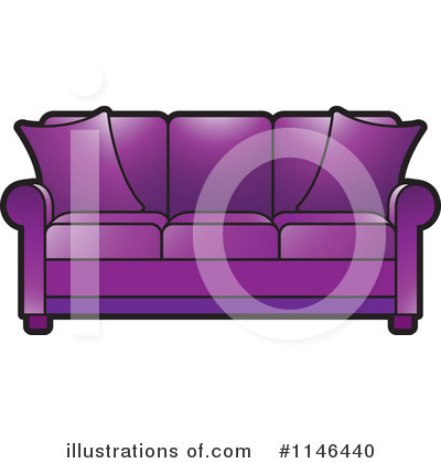 Royalty-Free (RF) Sofa Clipart Illustration by Lal Perera - Stock Sample #1146440