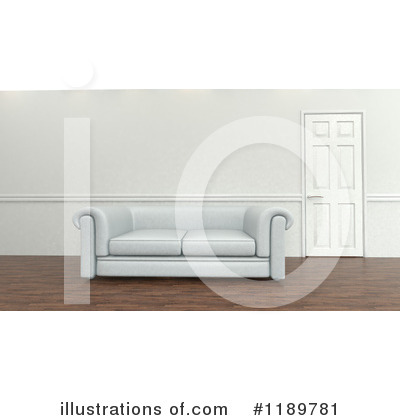 Royalty-Free (RF) Sofa Clipart Illustration by KJ Pargeter - Stock Sample #1189781
