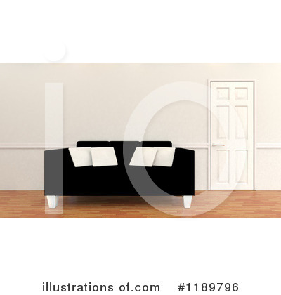Royalty-Free (RF) Sofa Clipart Illustration by KJ Pargeter - Stock Sample #1189796