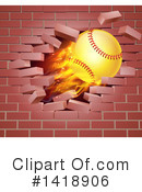 Softball Clipart #1418906 by AtStockIllustration